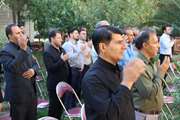 فضاسازی محیطی و برپایی مراسمات روزانه عزای حسینی در اداره کل دامپزشکی لرستان