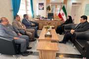 دیدار مدیرکل دامپزشکی لرستان با فرماندار شهرستان سلسله 