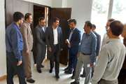 بازدید معاون عمرانی و امور هماهنگی استانداری لرستان از ساختمان در حال احداث دامپزشکی