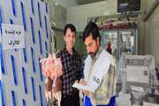 نظارت بهداشتی دامپزشکی دلفان روی مراکز عرضه