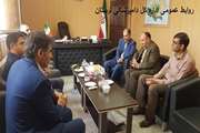 دیدار مدیرکل دامپزشکی استان لرستان بافرماندارجدیدشهرستان سلسله