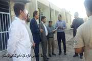 بازدید مسئول نمایندگی ولی فقیه از کشتارگاه دام پلدختر