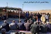 ده گردشی باحضور امام جمعه وفرماندار در مناطق عشایری رومشکان