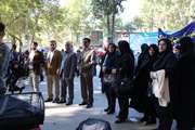 شرکت مدیرکل وکارکنان دامپزشکی لرستان درمراسم سیزده آبان