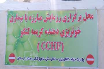برگزاری مانور پدافندغیرعامل بامحوریت بیماری تب کریمه کنگو درشهرستان الیگودرز
