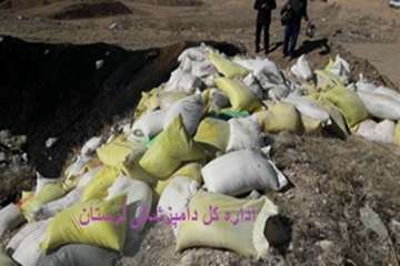 16تن کنجاله سویا درخرم آباد ضبط وامحاء گردید