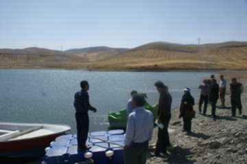 بازدید مدیر کل دفتر بهداشت و مدیریت بیماریهای آبزیان سازمان دامپزشکی کشور و مدیر کل دامپزشکی استان ل