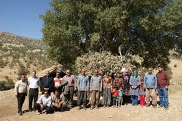 بازدید دکترتوکلی مدیرکل دامپزشکی استان لرستان ازمنطقه عشایری دره نصب