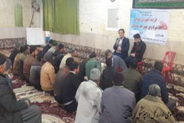 برگزاری کلاس آموزشی آنفلوانزای پرندگان درمراکز دهستانهای شهرستان الیگودرز