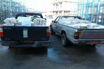 ضبط وامحاء 4800کیلوگرم بال مرغ درشهرستان خرم آباد