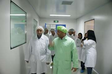 بازدید مدیر کل دامپزشکی استان لرستان از کارخانه داروسازی دامی زاکرس فارمد استان لرستان 