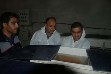 بازدید مدیر کل دفتر بهداشت و مدیریت بیماریهای آبزیان سازمان دامپزشکی کشور و مدیر کل دامپزشکی استان ل