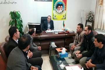 جلسه هماهنگی وپیگیری ساخت سالن پیش سردکشتارگاه دام