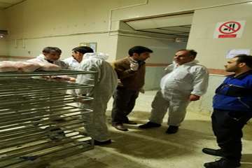 بازدید معاون فرماندار شهرستان بروجرد از کشتارگاه ملس وپرریزان