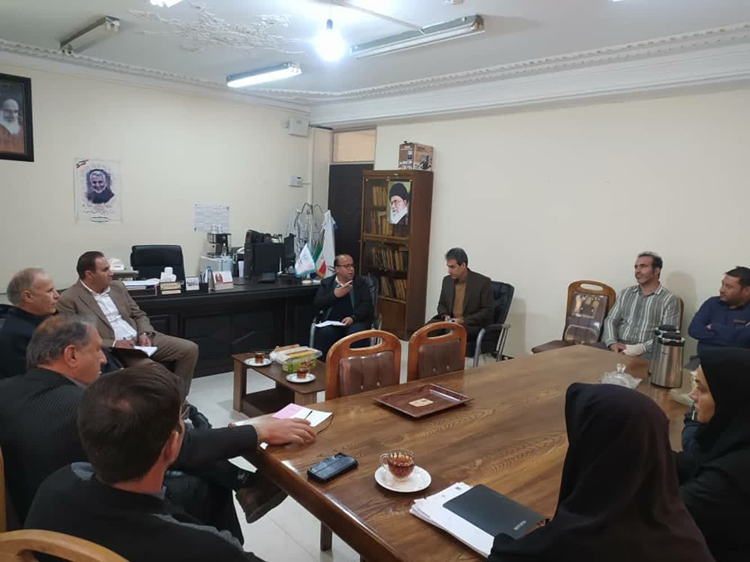 بازدید ادواری معاون توسعه مدیریت و منابع از اداره دامپزشکی خرم آباد