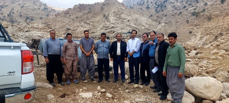 دیدار رئیس دامپزشکی پلدختر با عشایر بهرام قلی